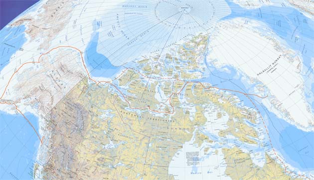 Northwest Passage Map